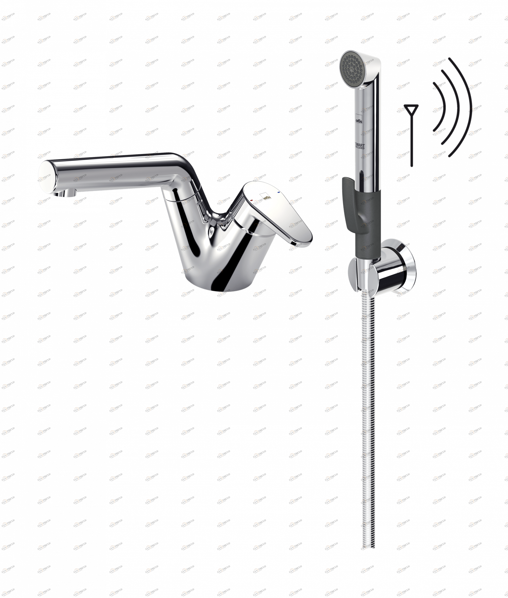 Oras 2216F Смеситель для умывальника, 3 V 2216F Signa Хром 