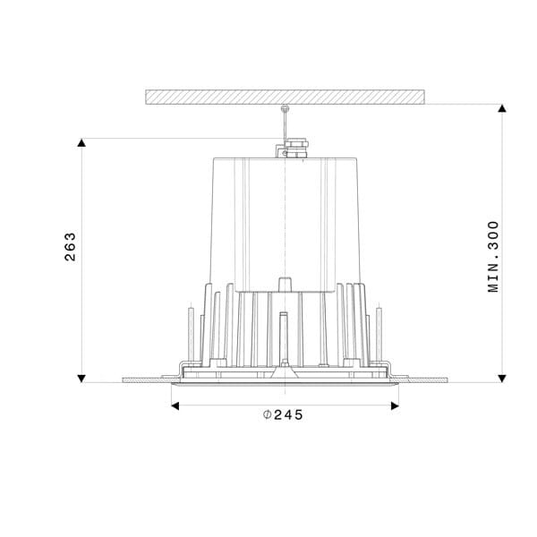 Алюминиевый светодиодный потолочный светильник Goccia Illuminazione PASSUM ARCH-00149498 - Вид №7