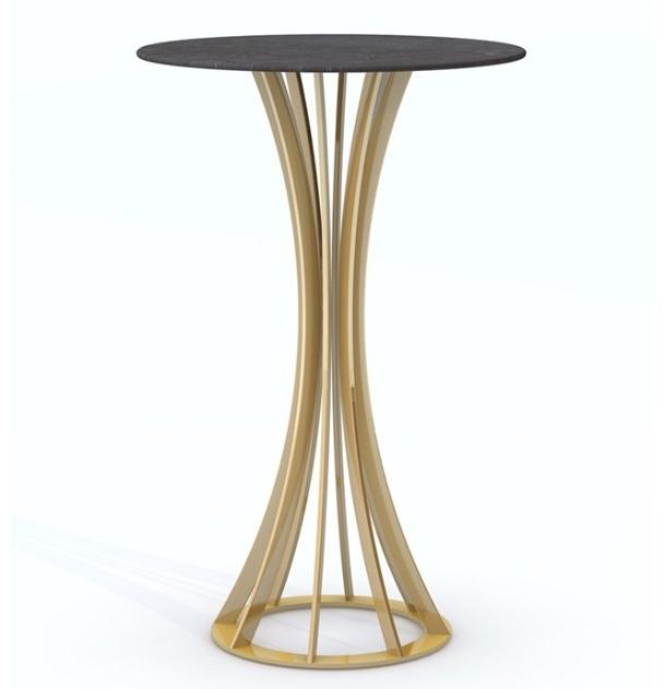 Vela Arredamenti Высокий обеденный стол из стали sun-id-1380969 - Вид №1