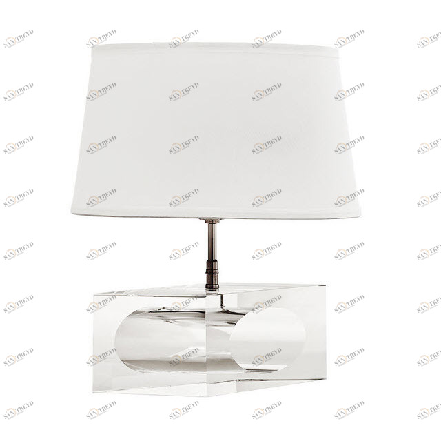 Настольная лампа Collier от Eichholtz 108490 EICHHOLTZ ИНТЕРЬЕРНЫЕ 061854 Белый;прозрачный 