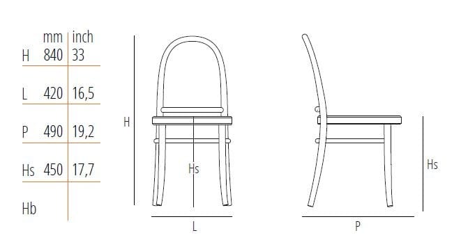 Стул из бука Wiener GTV Design MORRIS ARCH-00116402 - Вид №10