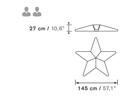 Плавающее кресло из ткани In Stock Ogo ARCH-00075189 - Вид №1