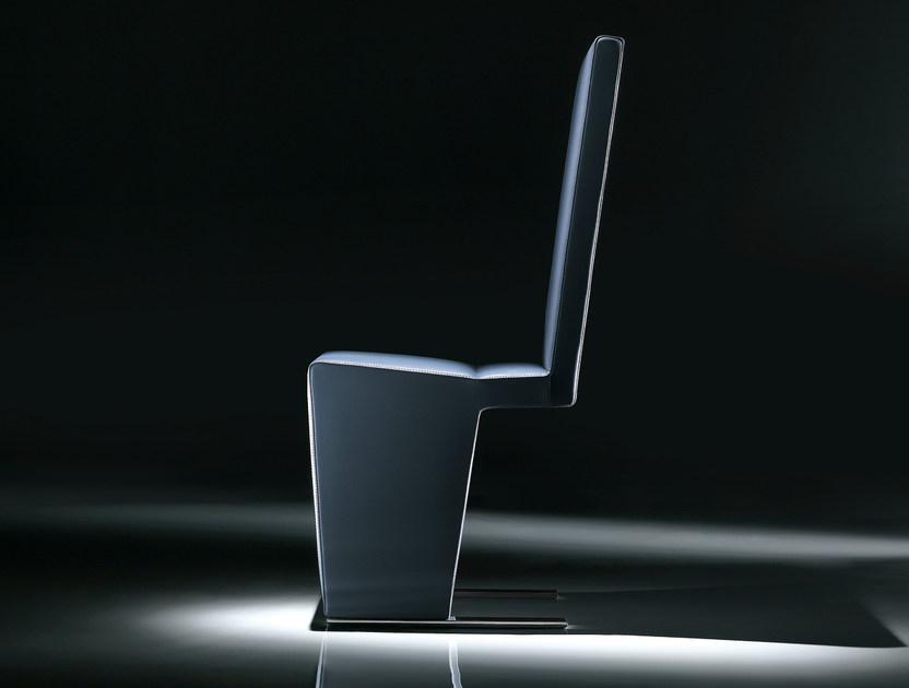 Billiani Мягкое кресло из кожи с высокой спинкой Inka steel sun-id-1423419 - Вид №1