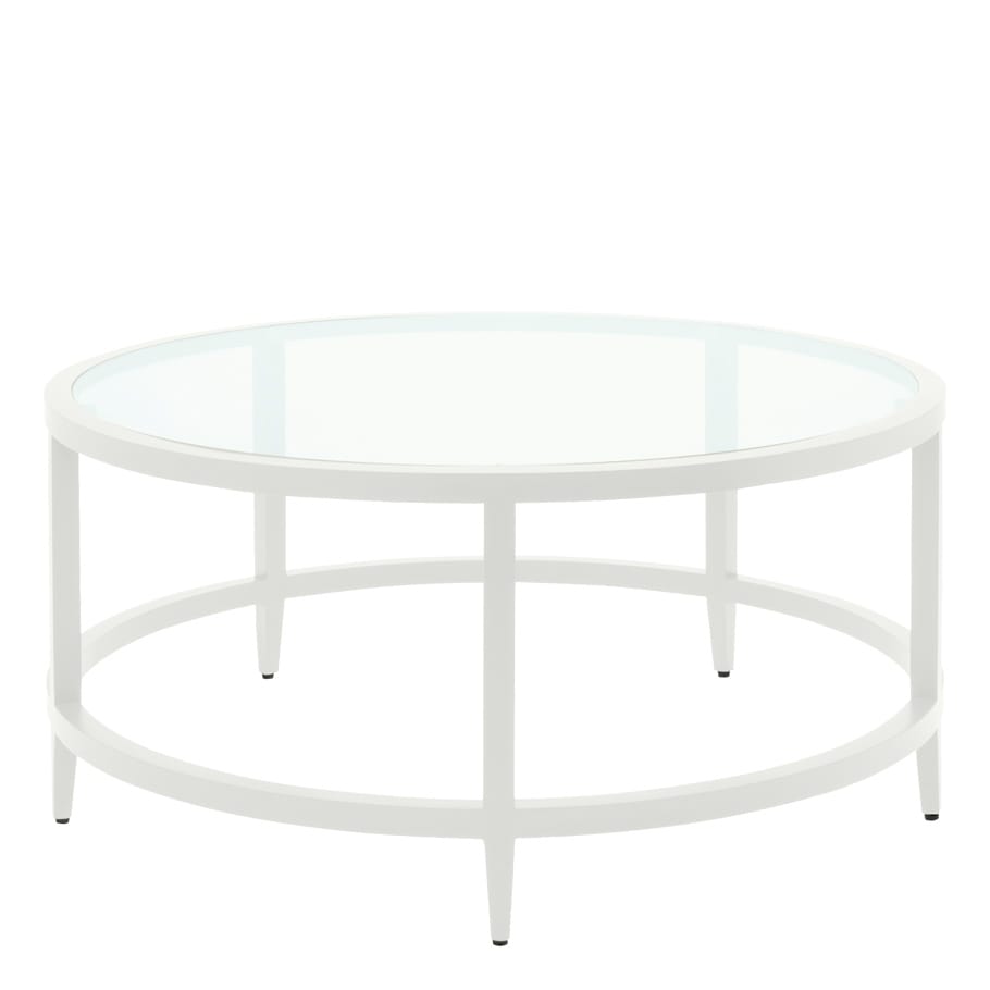 Круглый алюминиевый и стеклянный журнальный столик JANUS et Cie Azimuth ARCH-00106618 - Вид №4