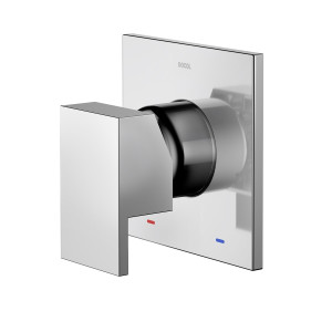 00925906 Однорычажная отделка для душа с высоким расходом 3/4 дюйма / минимальная матовая графитовая отделка Docol NEW EDGE