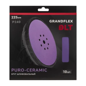 91819790 Круг шлифовальный DLT GrandFlex Puro-Ceramic 3006 P240 225x22.2 мм, 10 шт STLM-1461024