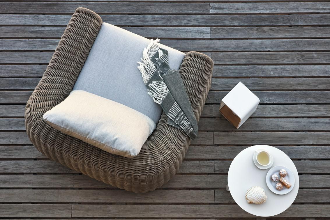 MNST625 Круглый стул шнур 6мм старый серый Manutti River - Вид №17