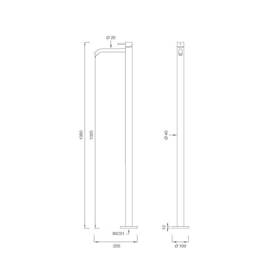 Смеситель с закладной / Milo CEADESIGN sun-id-378149 - Вид №2