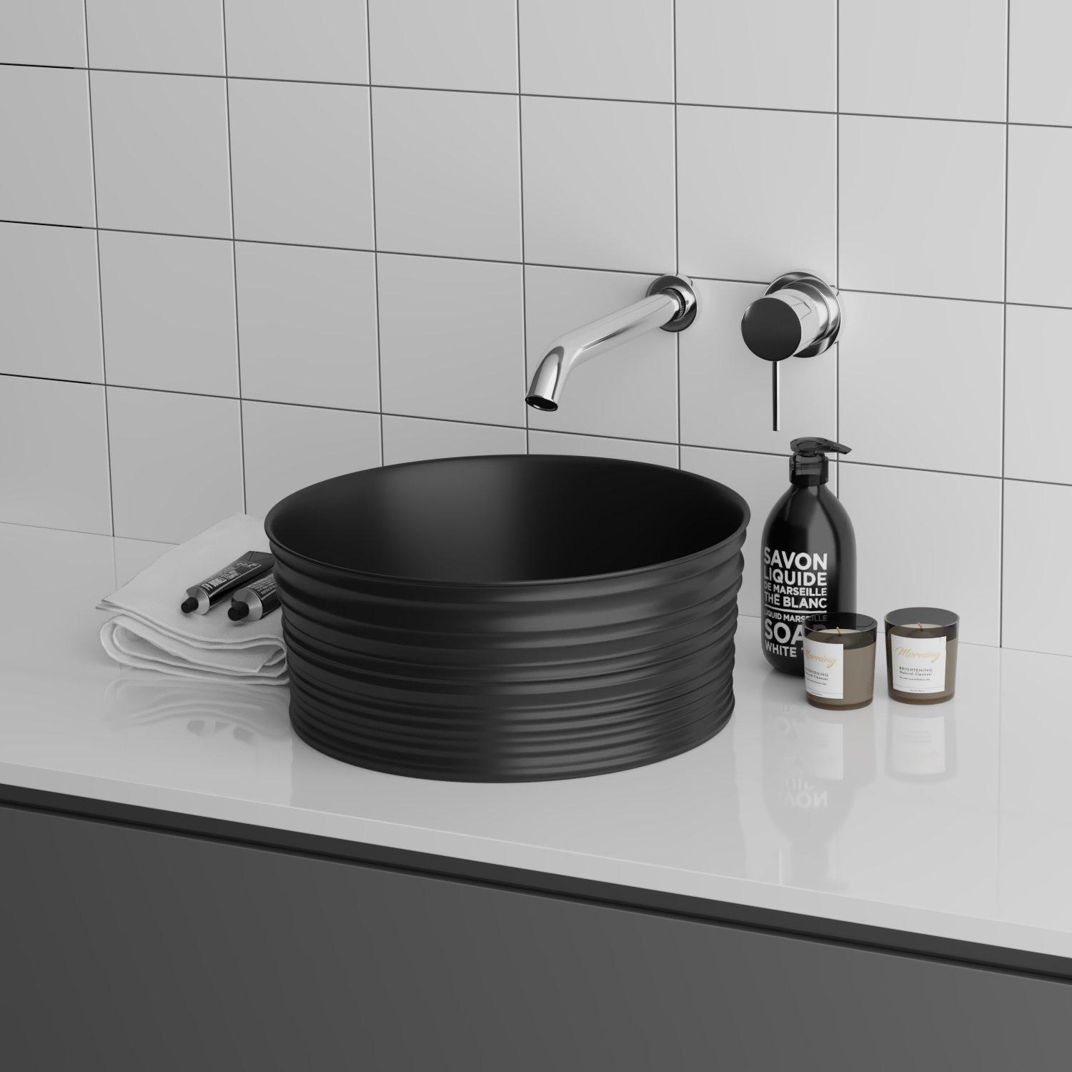 GR-3025BM Накладная раковина на столешницу  прямоугольная Grossman  - Вид №3