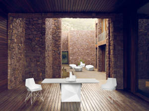 007390 Стол Vondom Faz