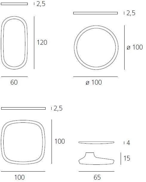 Pacini & Cappellini Зеркало настенное круглое в раме sun-id-1408194 - Вид №2
