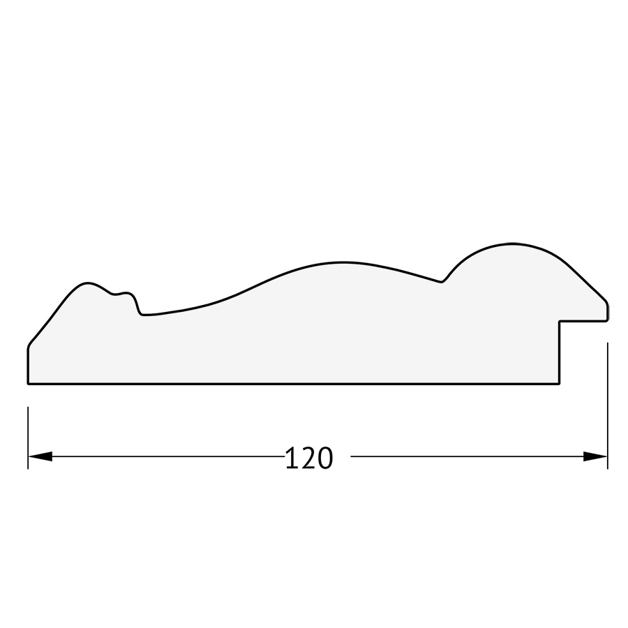 BY 3637 Зеркало с фацетом в багетной раме - состаренная бронза с орнаментом 120 mm EVOFORM Exclusive - Вид №4