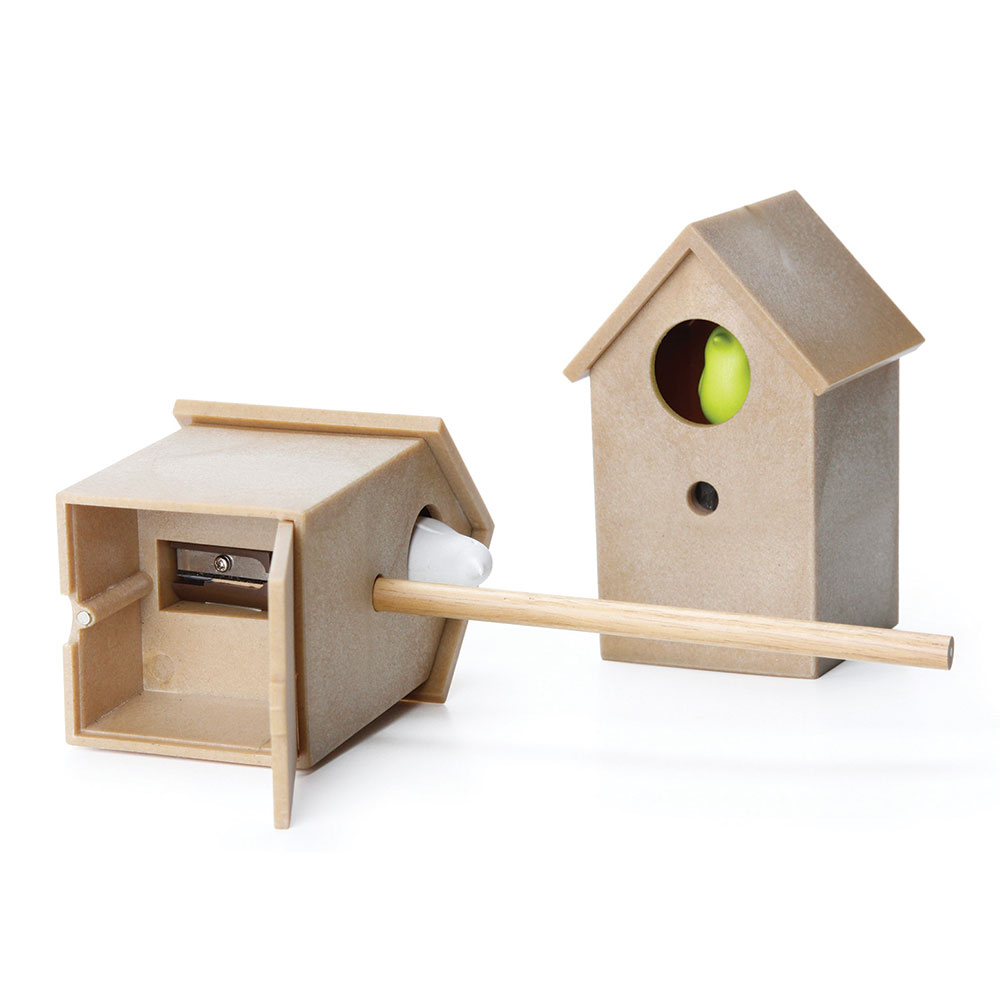 Точилка Cuckoo дерево-зелёный Qualy QL10234BNGN - Вид №2