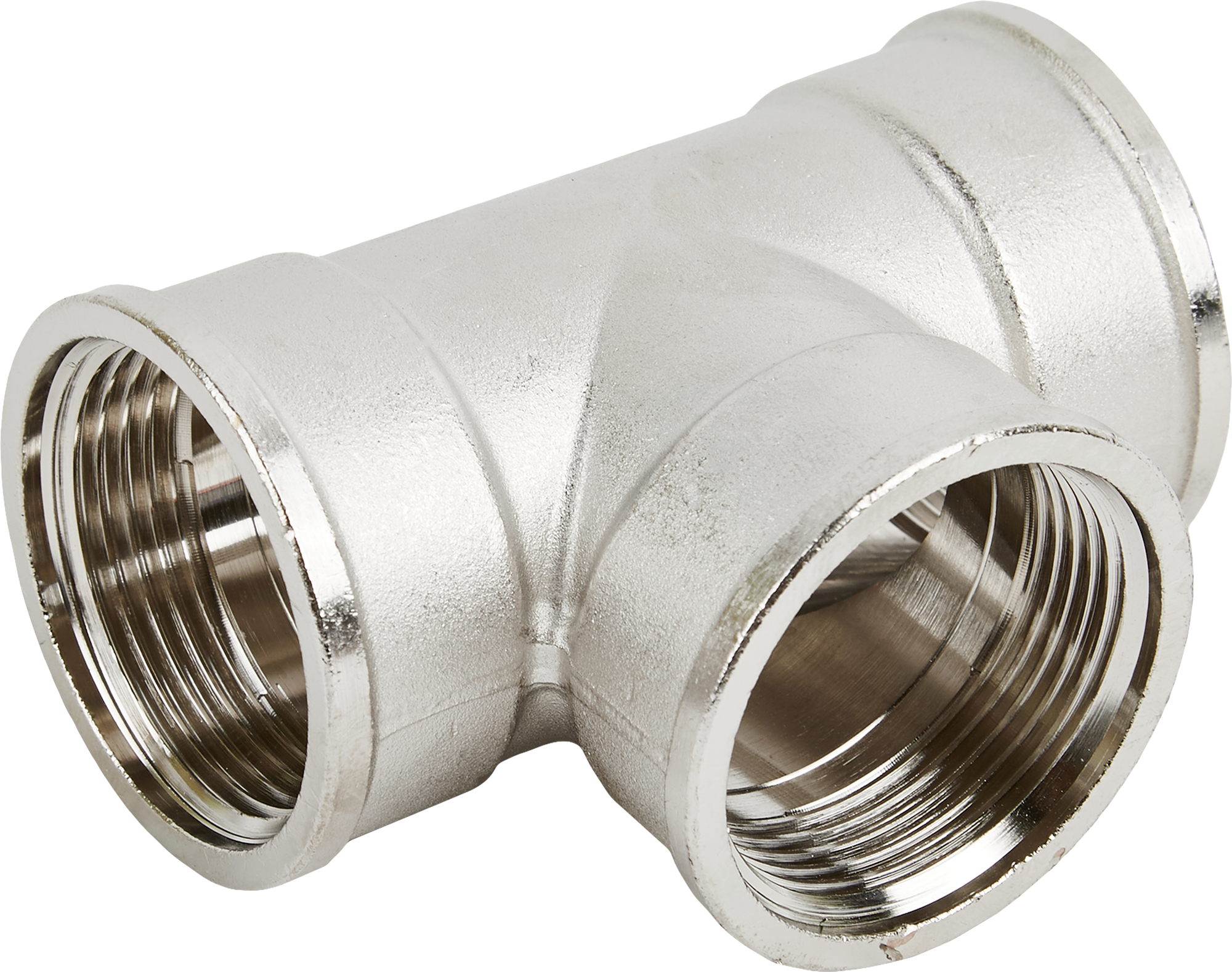 Тройник латунный STOUT 1 1/4" никелированный 82238992