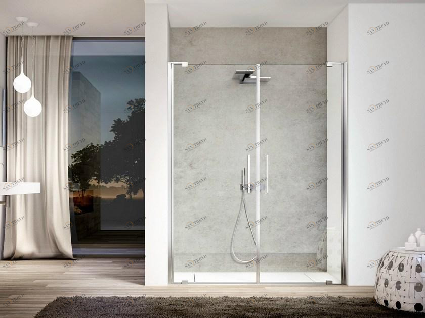 DISENIA Душевая кабина в нише с двустворчатой ​​дверью Slim Sl2p
