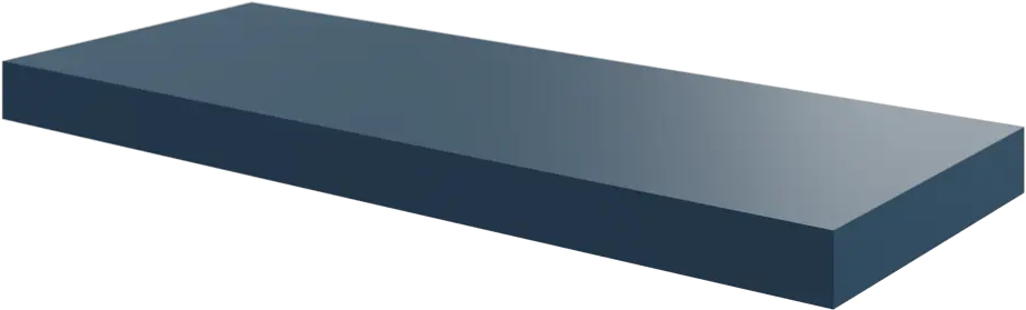 82877528 Полка настенная Spaceo Agata 60x23.5 см МДФ цвет синий STLM-0037373