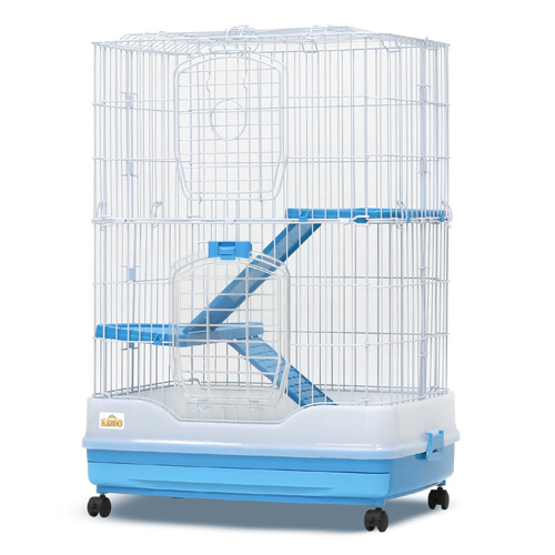 ПР0016227 Клетка для грызунов для шиншилл 68x46x92см 3-х этажная Kredo 