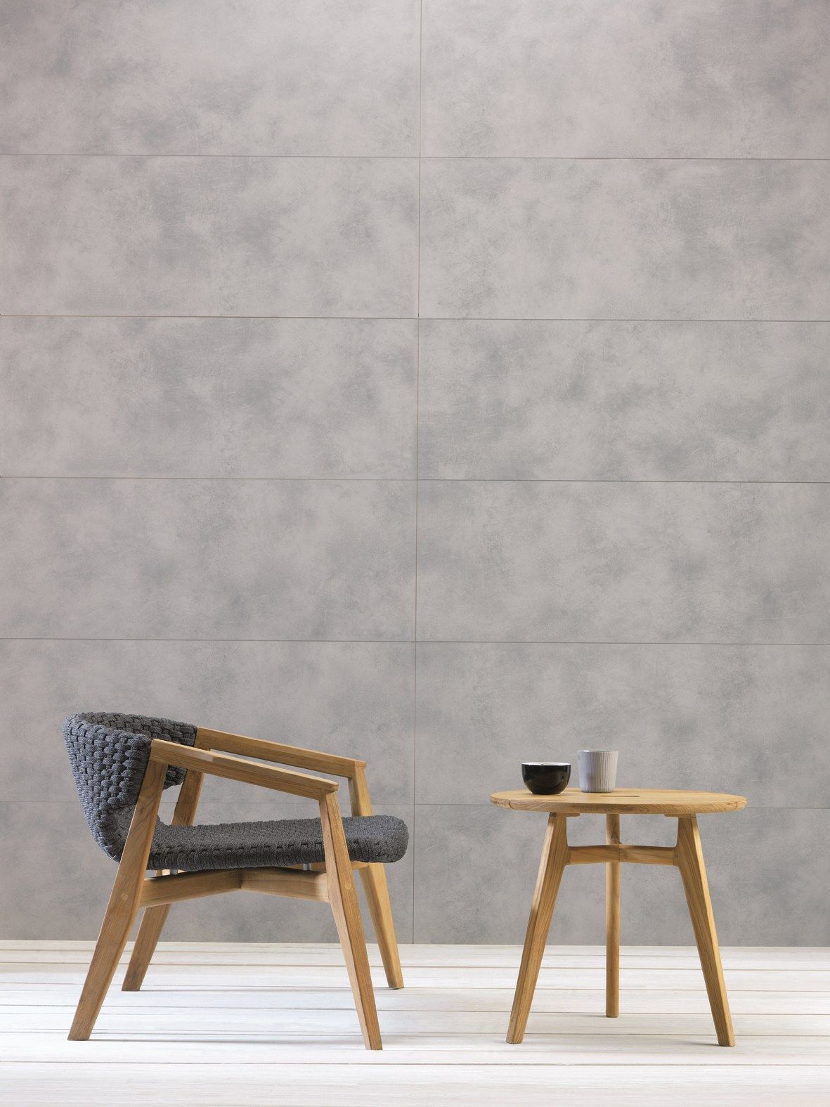 Синтетическая ткань садовое кресло с подлокотниками Ethimo Knit ARCH-00122669 - Вид №17