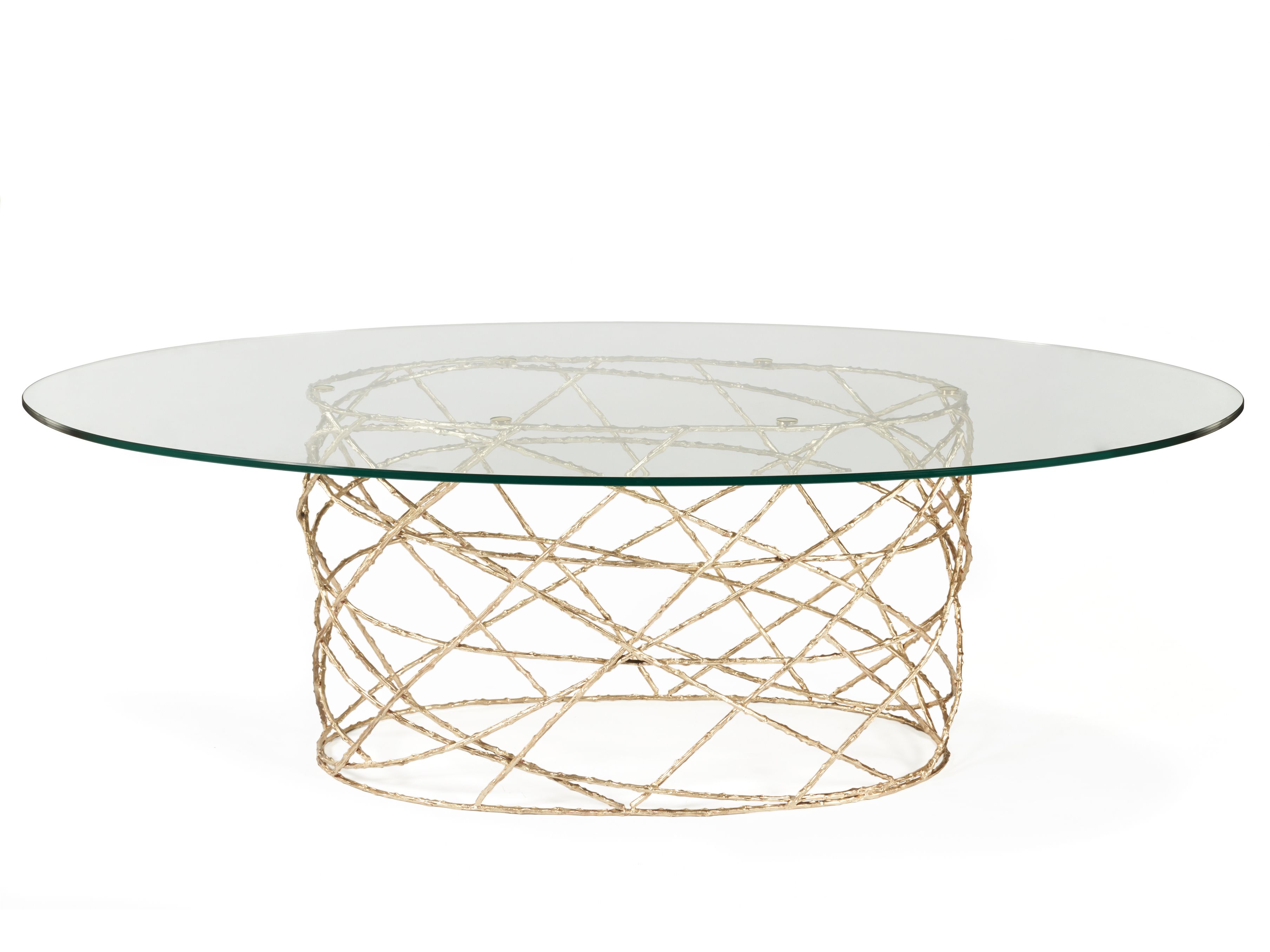 Стеклянный овальный стол для гостиной Ginger & Jagger Земля на Землю ARCH-00113610 - Вид №1