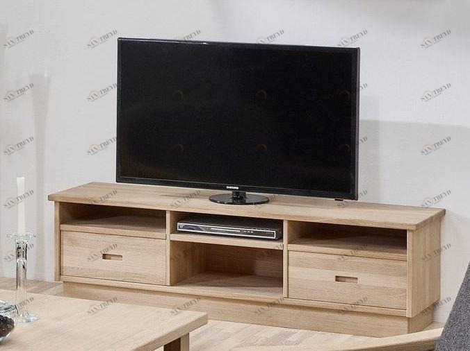 Dyrlund Низкая деревянная тумба под ТВ с ящиками sun-id-1427817