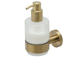 Стеклянный настенный дозатор мыла