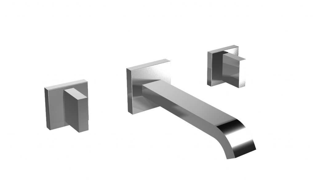 43438CRDA Смеситель для раковины 180 мм, 3 отверстия. носик. Bongio Domino Q 