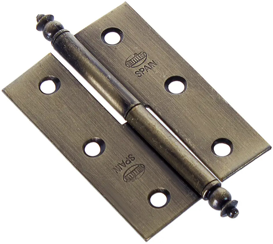 14248082 Петля мебельная карточная съёмная правая Amig 541 60x40 мм сталь цвет бронза STLM-0004571