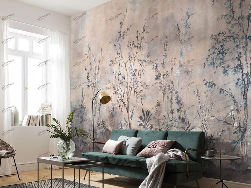 Komar Флизелиновые обои с цветочными мотивами Raw Rsx18-060