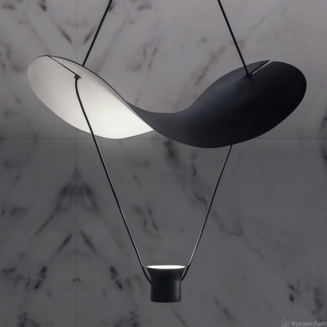 Masiero VOLLEE S1P UP V91 черный подвесной светильник 118266