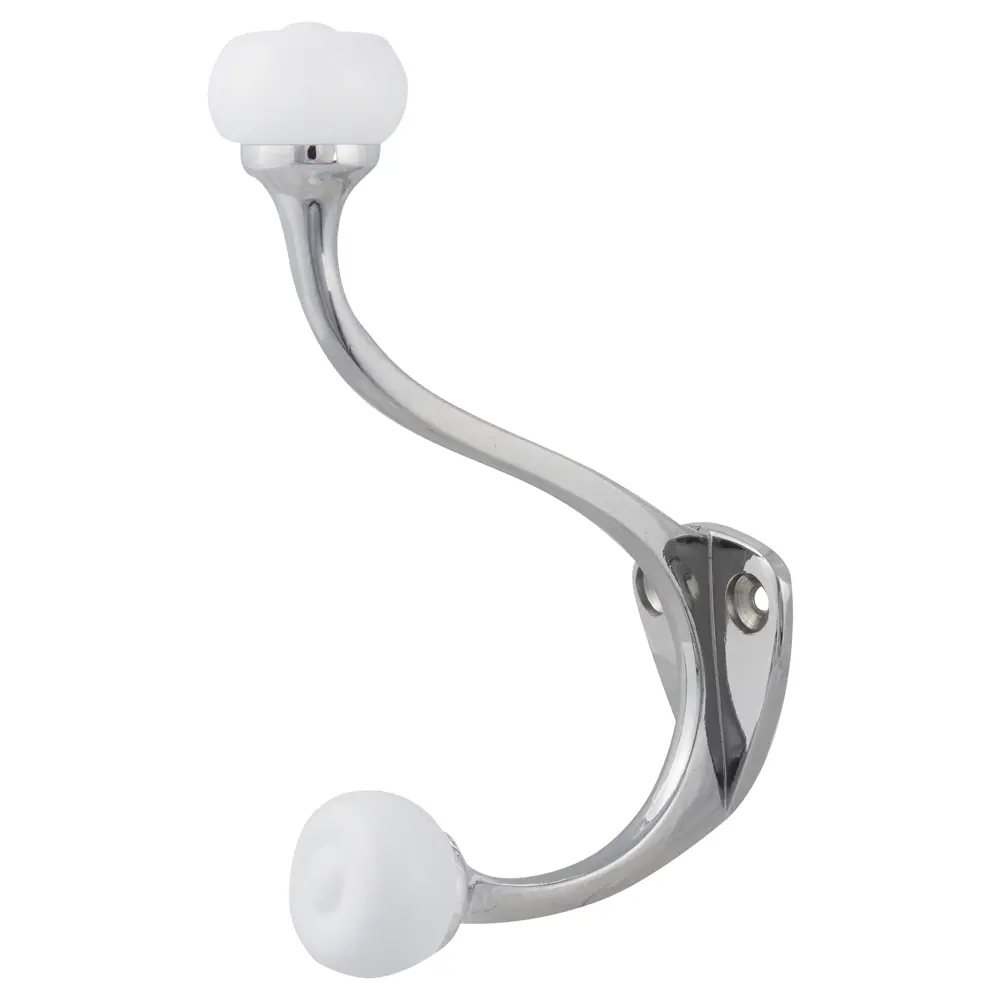 Крючок LHK208CP, металл, цвет хром LAMPLANDIA STLM-2126403