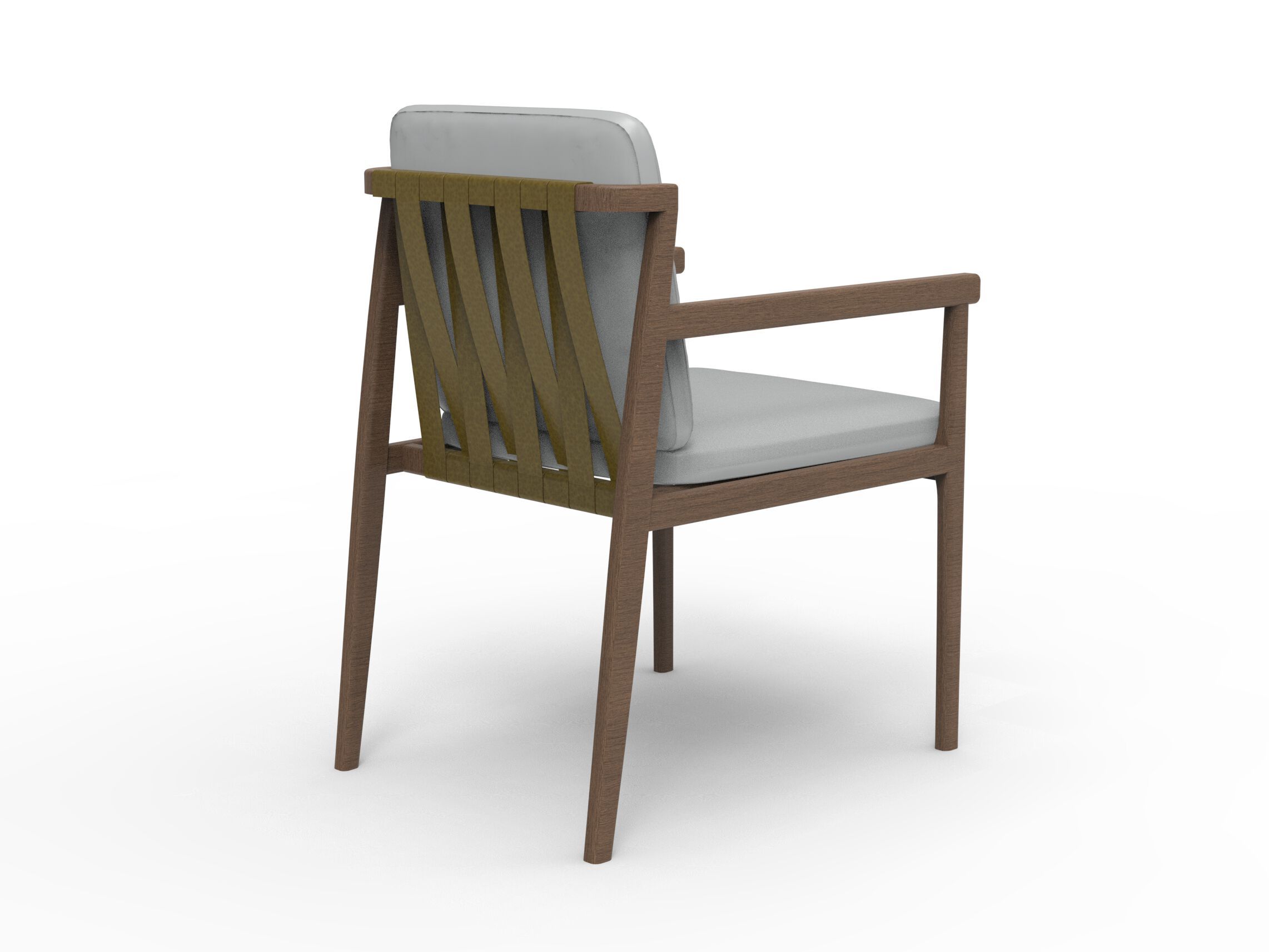 Садовый стул iroko с подлокотниками Rever Капри ARCH-00146511 - Вид №1