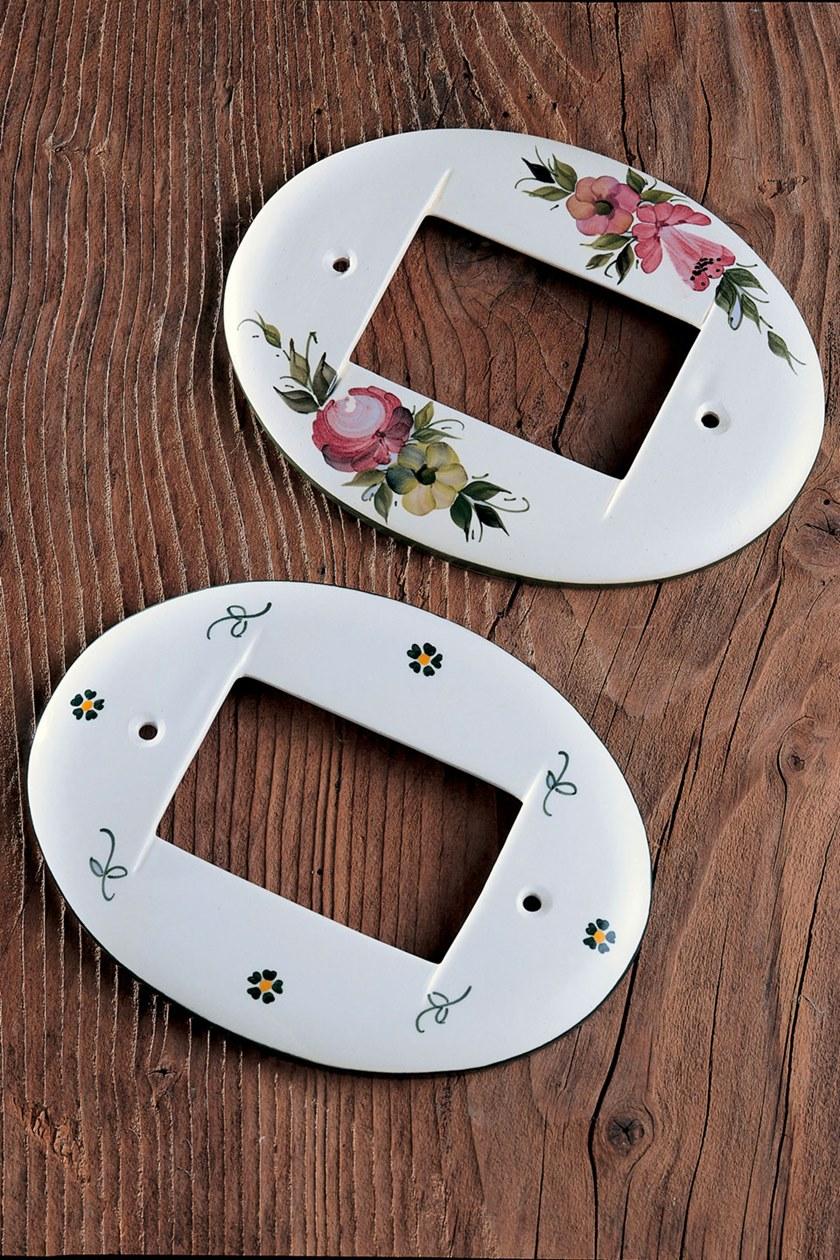 FERROLUCE Овальная керамическая отделочная пластина Accessori Ca32 - Вид №1