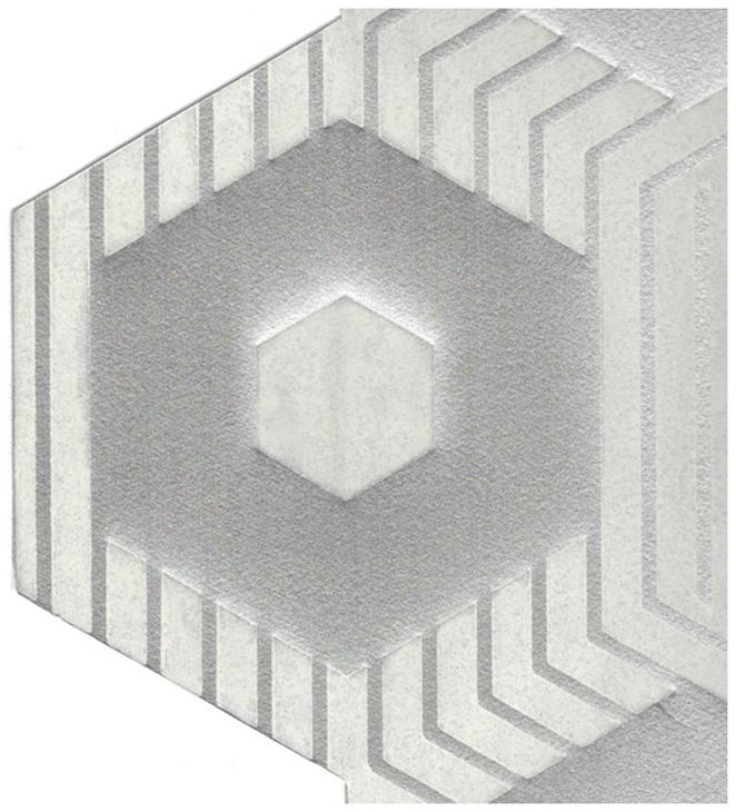 BEAUREGARD Узорчатая бумажная наклейка на стену Domino sun-id-1432249 - Вид №5