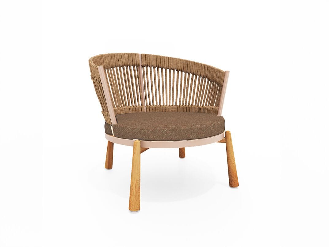 Веревочное и алюминиевое садовое кресло YAAZ Черепаха ARCH-00141058 - Вид №6