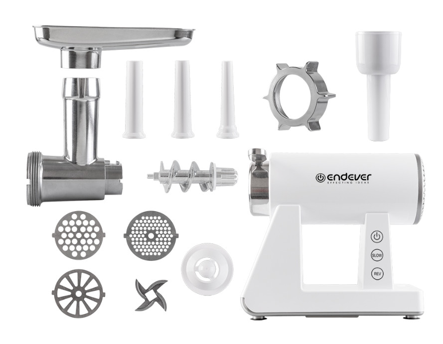 9036423 Мясорубка электрическая Endever Sigma-111 белый STDN-0070211 - Вид №4