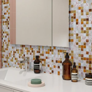 Мозаика стеклянная Artens Swam 32.7x32.7 см цвет бежевый, 20 шт.