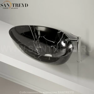 ACER1098NM Накладная раковина на столешницу  овальная Agape