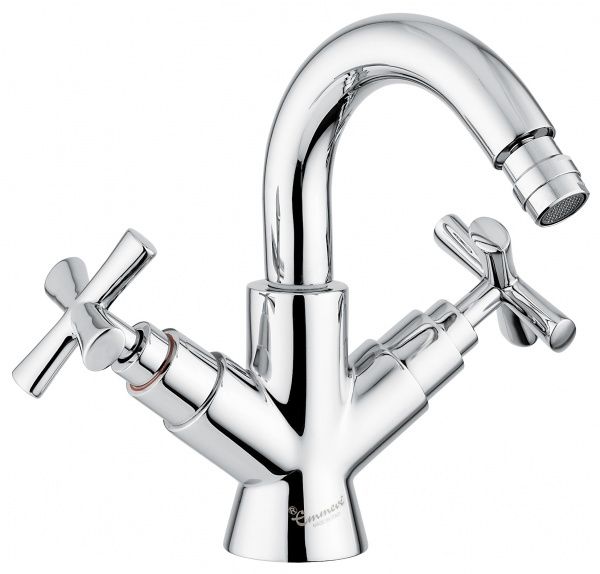 31054CR Emmevi Spirit New,  двухвентильный смеситель для биде с донным клапаном, цвет хром
