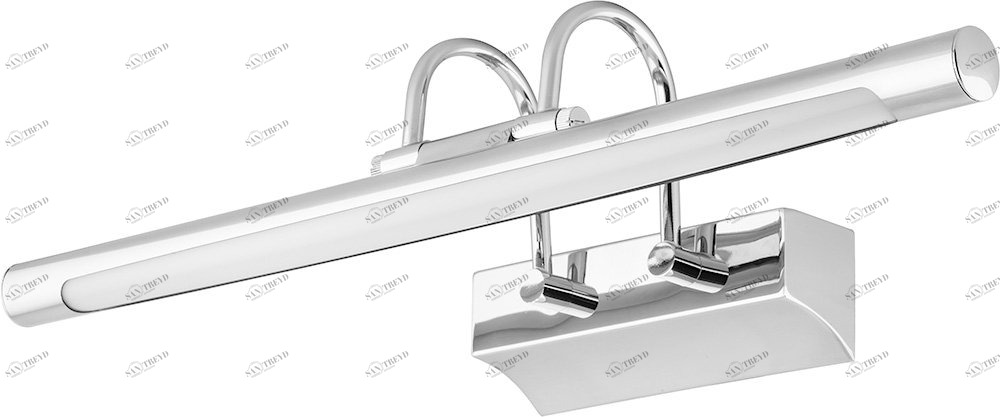 Подсветка светодиодная для зеркала с поворотным механизмом хром 46 см Feron 29751 FERON  00-3955631 Хром 