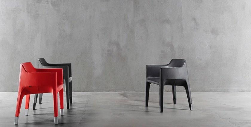 Plank Кожаное кресло с подлокотниками Mon ami 1900-12 - Вид №7