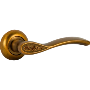 Комплект дверных ручек 12L 170 BK, с запиранием, цвет кофе