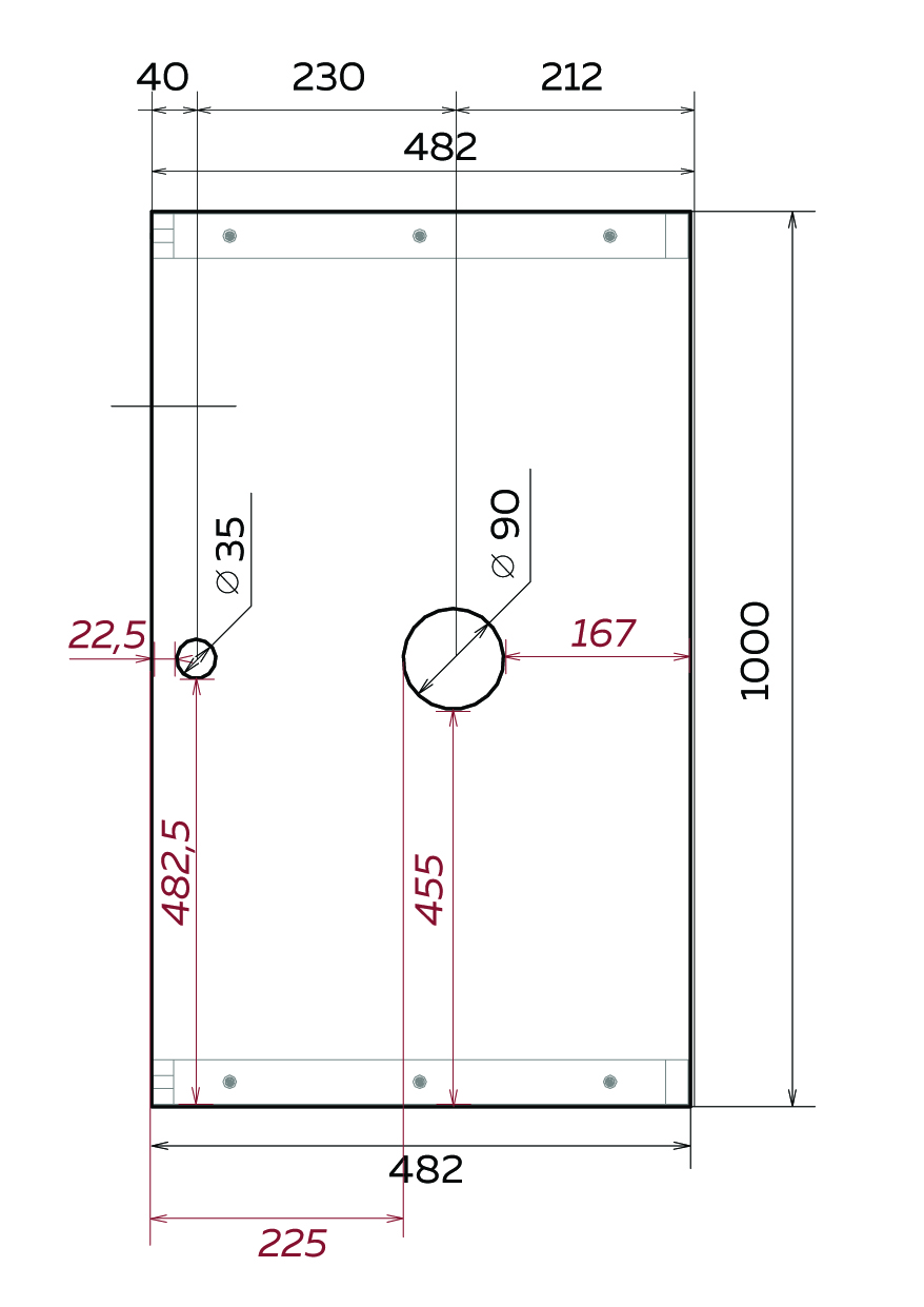 У85853 Тумба GRUNGE LOFT 100П 1в.я Бетон светлый 1 Marka GRUNGE LOFT  - Вид №4