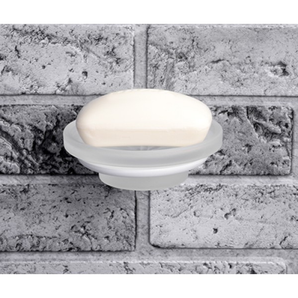 Мыльница стеклянная WasserKRAFT Kammel 8329WHITE sun-id-561720 - Вид №1