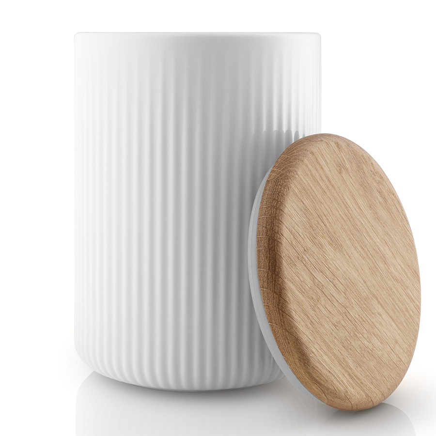 Банка с крышкой 1 л белая Legio nova EVA SOLO  00-3872328 Белый  - Вид №3