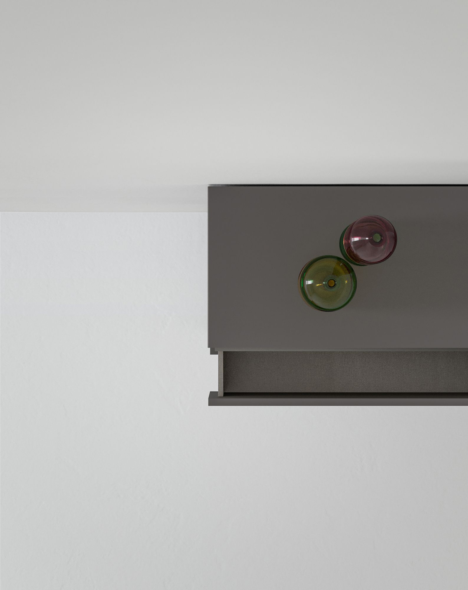 Деревянная прямоугольная тумбочка с ящиками Caccaro Filnox ARCH-00053642 - Вид №1