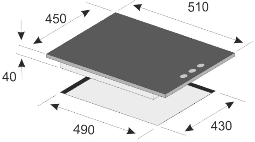 1110841 Газовая варочная поверхность Kaiser KG 4350 Turbo STDN-0126180 - Вид №9