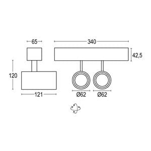 Алюминиевый круглый светодиодный прожектор Ghidini Lighting Point ARCH-00110816 - Вид №6