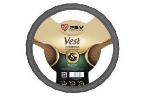 17868301 Оплётка на руль VEST EXTRA Fiber серый, S 125864 PSV