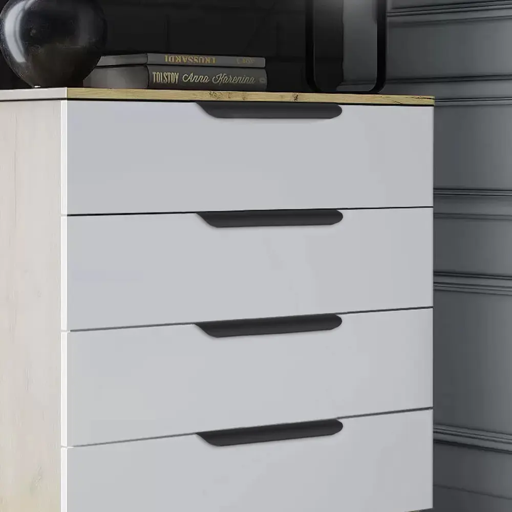 INSPIRE Ручка мебельная чёрная матовая для шкафов Лион 88021704 STLM-1540322 - Вид №4