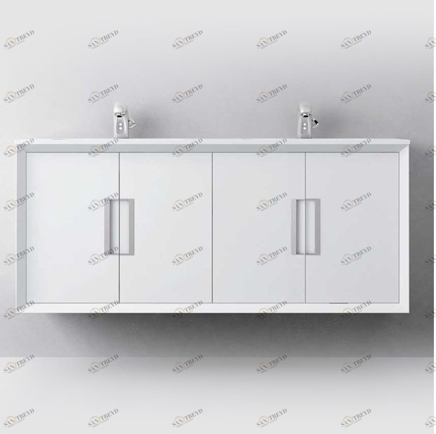 Avila Dos Тумба (4 дверки) с двойной раковиной AVRIAN S1 140 Color 70 NOVUS Trendy 260729301207010120720N70